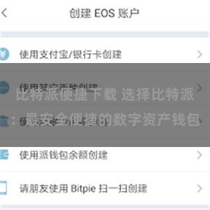 比特派便捷下载 选择比特派：最安全便捷的数字资产钱包