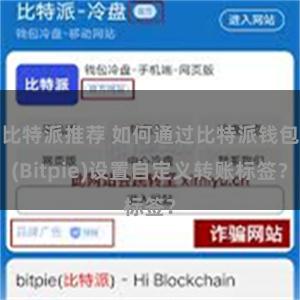比特派推荐 如何通过比特派钱包(Bitpie)设置自定义转账标签？