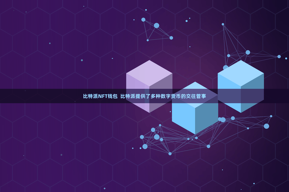 比特派NFT钱包  比特派提供了多种数字货币的交往管事